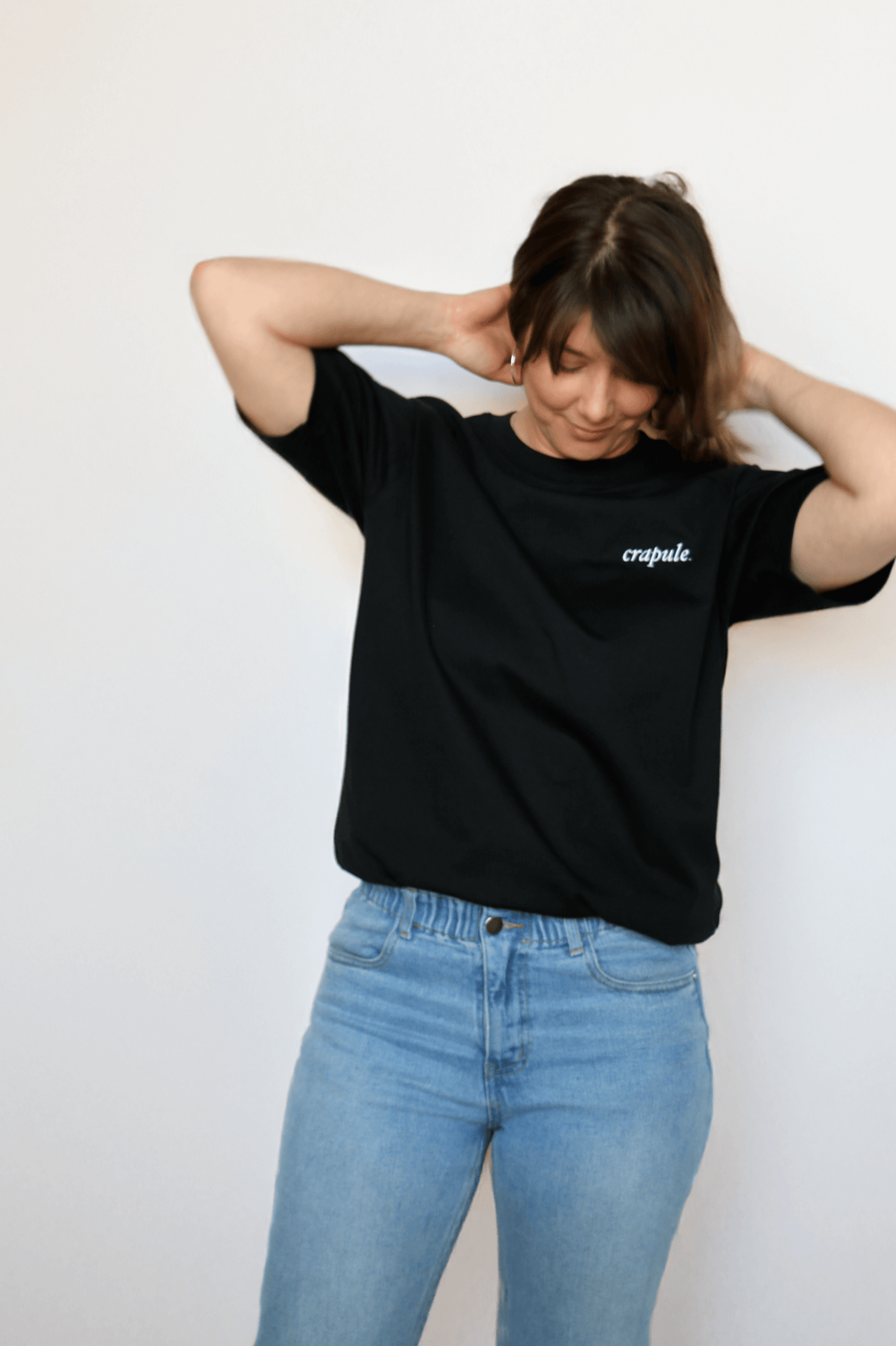 Enculé - T-shirt oversize - Crapule brodé