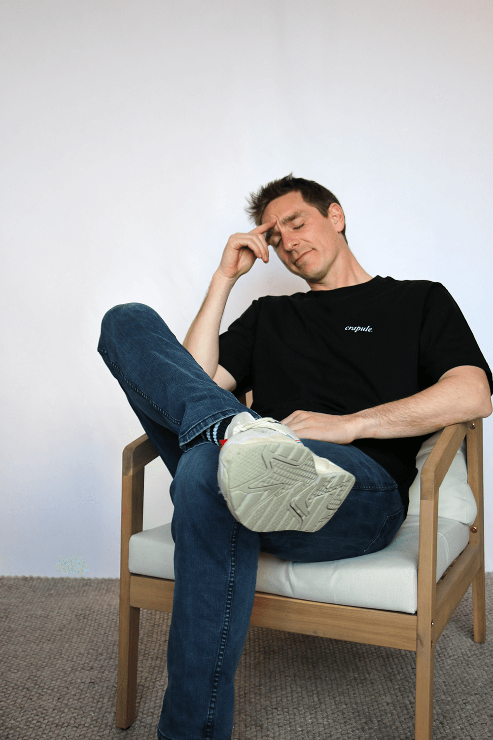 Enculé - T-shirt oversize - Crapule imprimé