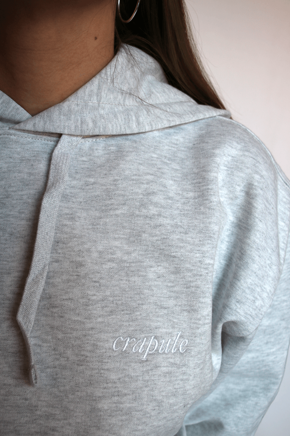 Connasse - Sweat - Crapule brodé blanc